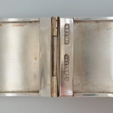Load image into Gallery viewer, Antique Victorian Floral Engraved Silver Bracelet Bangle, C1880
