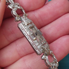 Load image into Gallery viewer, Art Deco Antique 2ct Diamond Ladies Wristwatch ~ C. 1920
