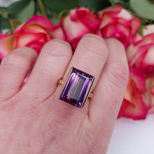 Load image into Gallery viewer, Fine Amethyst and Diamond Dress Ring
