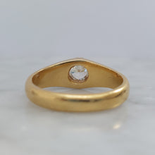 Load image into Gallery viewer, Art Deco Antique 0.70ct Old Cut Diamond 18ct Gold Band Ring
