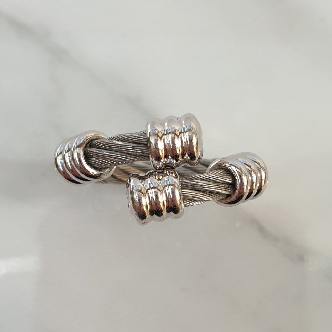 Philippe CHARRIOL Stainless Steel Celtic Cable Ring