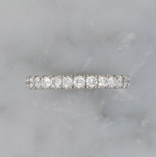Load image into Gallery viewer, Full 0.80ct Round Brilliant Cut Diamond Platinum Eternity Ring
