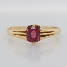 Load image into Gallery viewer, Victorian Antique Garnet 18ct Gold Ring
