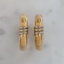 Load image into Gallery viewer, Vintage 9ct Gold Hoop Earrings
