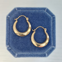 Load image into Gallery viewer, Vintage Creole 9ct Hoop Earrings

