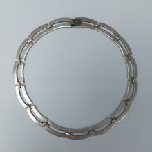 Load image into Gallery viewer, Vintage Mother of Pearl Mexican Taxco Silver Collar Necklace
