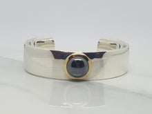 Load image into Gallery viewer, Tiffany &amp; Co Hematite Silver and 18ct 18K Gold Bangle Bracelet
